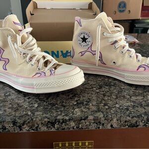 Converse Chuck Golf 70’s Hi Pastel Yellow/Teal/Pink